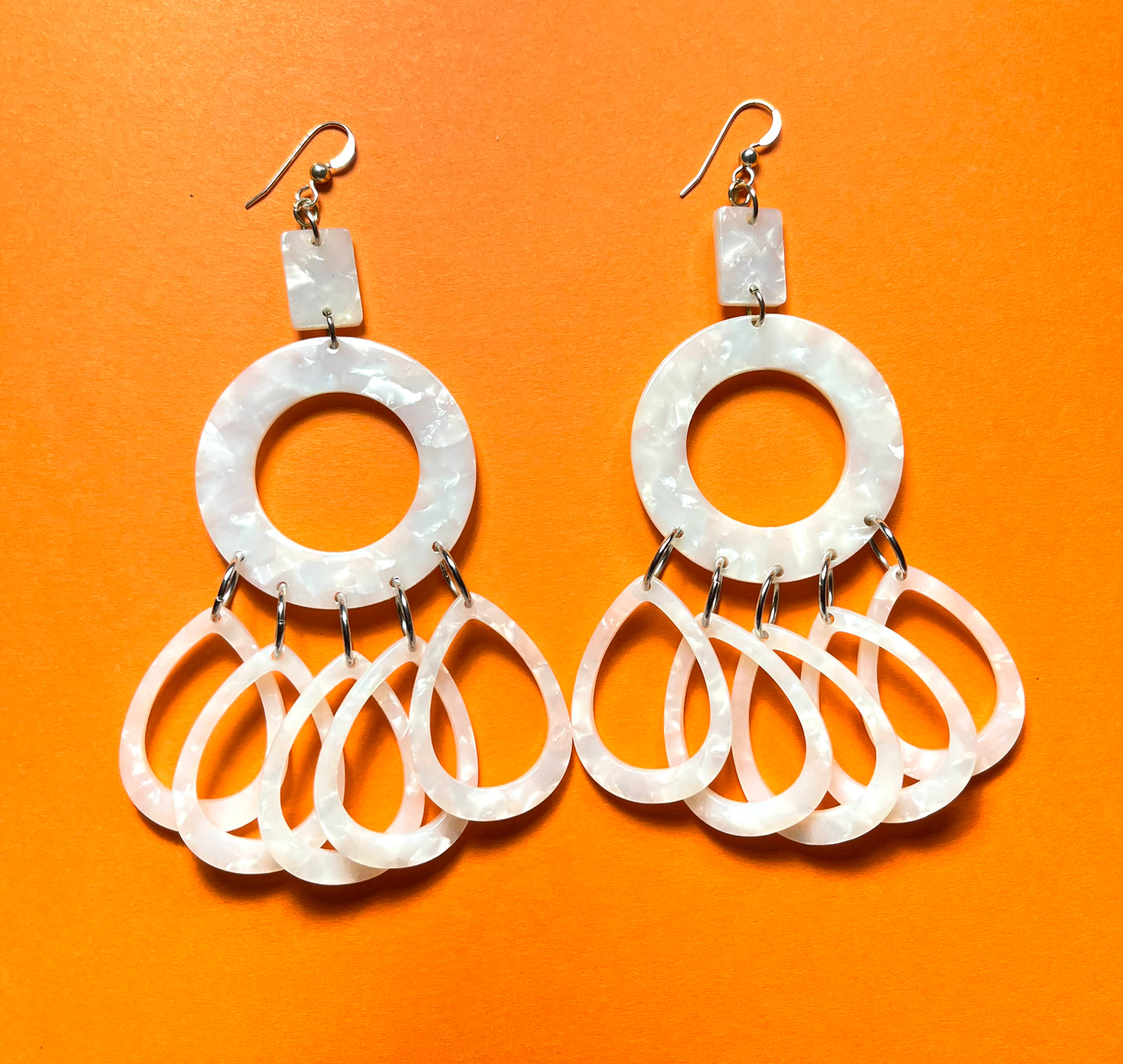 White Pearl Chandeliers